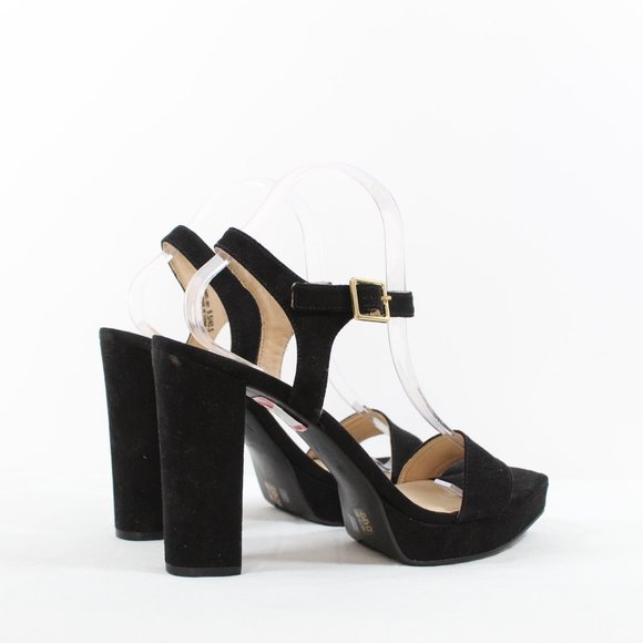 Chinese Laundry Alanah Suede Sandal - Black 9.5M - Picture 2 of 5